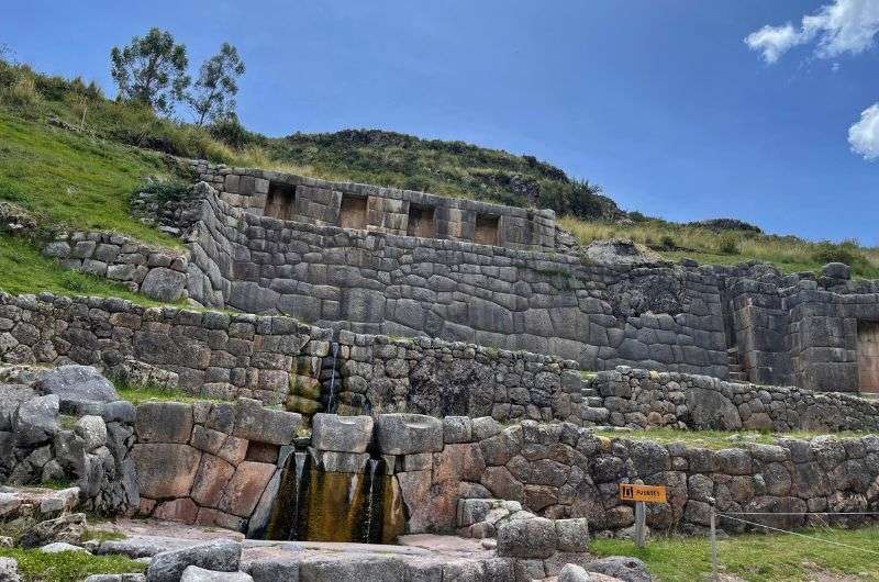 Tambomachay Inca site in Peru