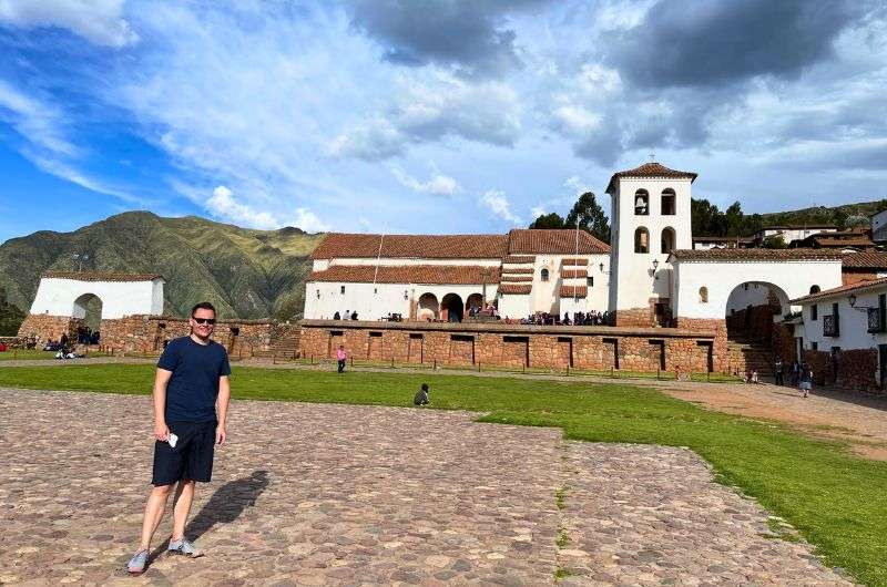 Traveler in Chinchero village in Peru, photo by Next Level of Travel