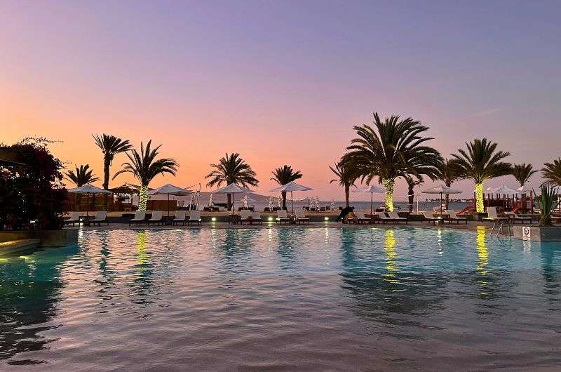 Pool in a hotel in Paracas, Peru, photo by Next Level of Travel