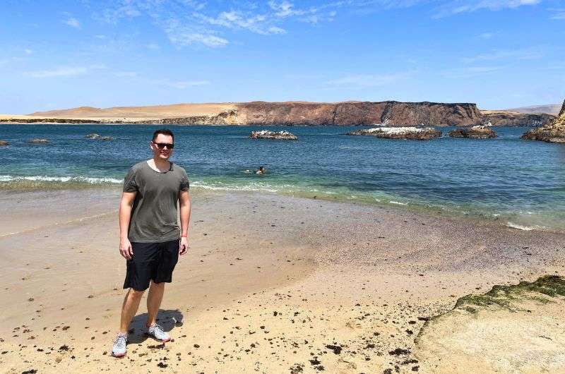 Traveler in Paracas, Peru, photo by Next Level of Travel