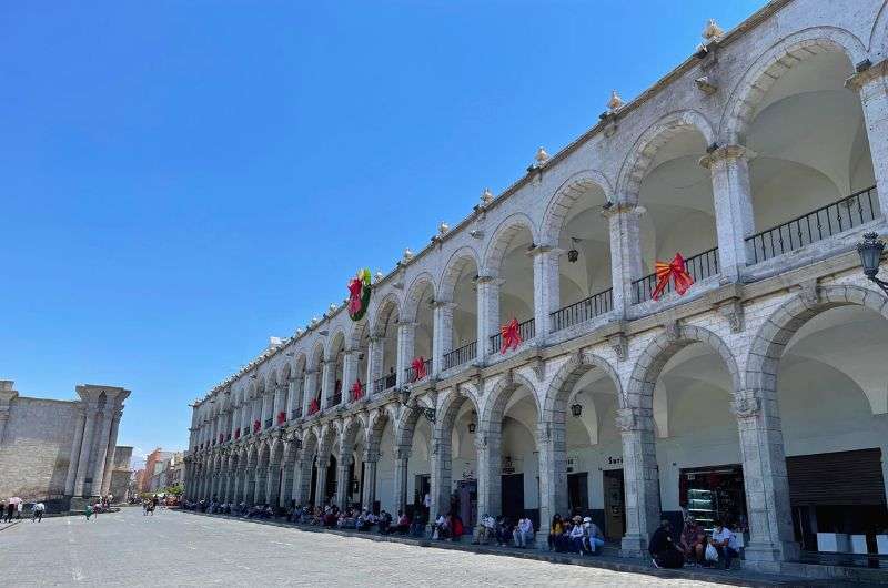 Architecture in Arequipa, Peru, photo by Next Level of Travel