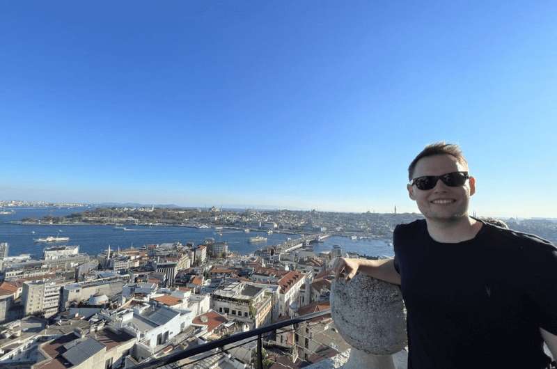 The view from Galata Tower in Istanbul