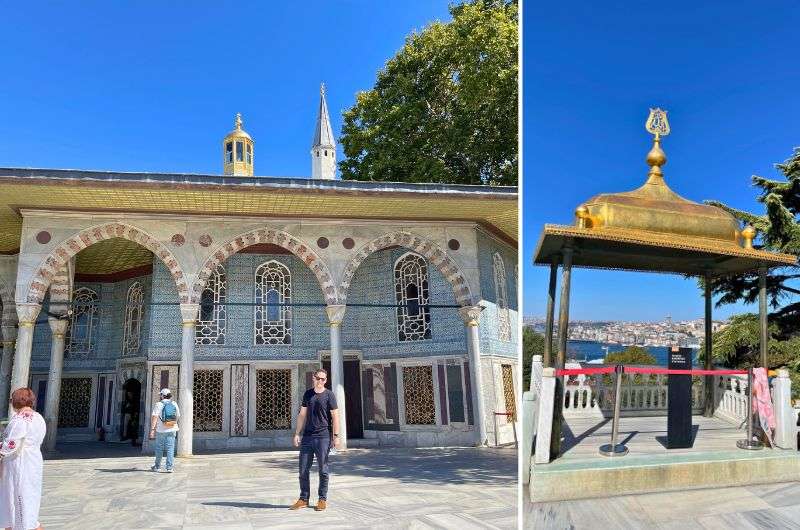 A part of Topkapi Palace with view of Istanbul,  photo by Next Level of Travel