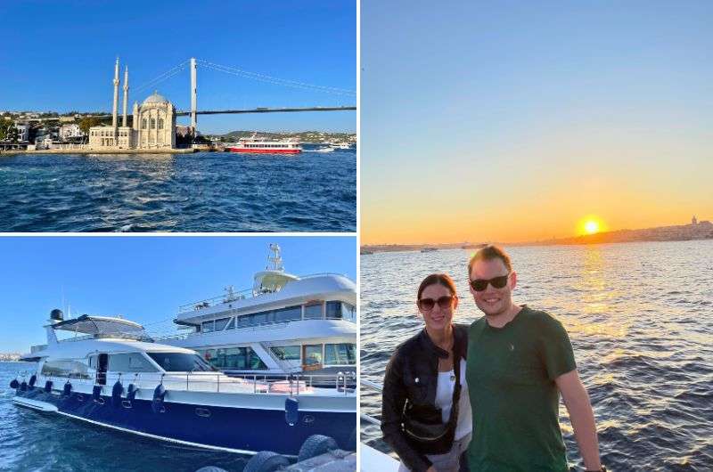 Photos from our private sunset yacht tour on the Bosphorus in Istanbul , photo by Next Level of Travel