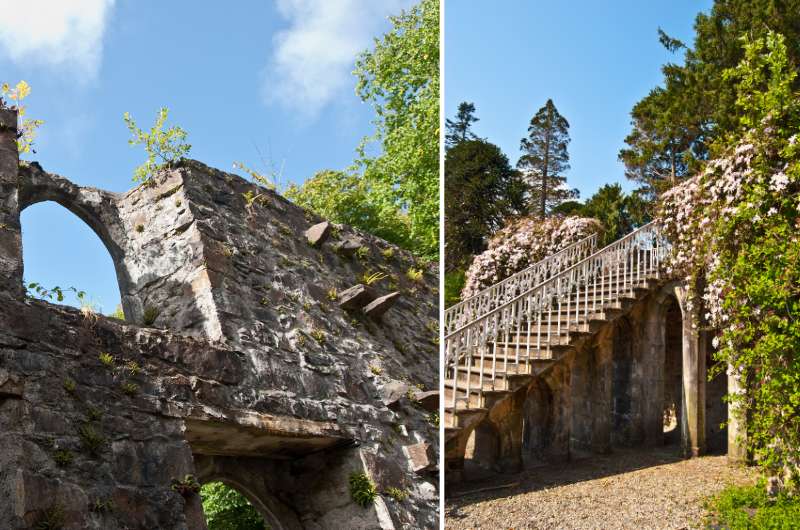 Armadale Castle ruins in Scotland