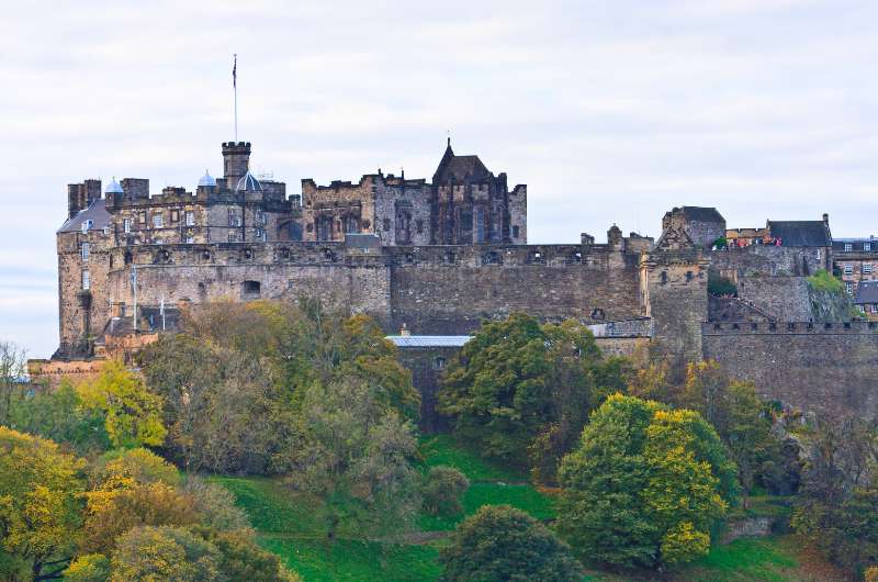 Edinburgh Castle in Scotland