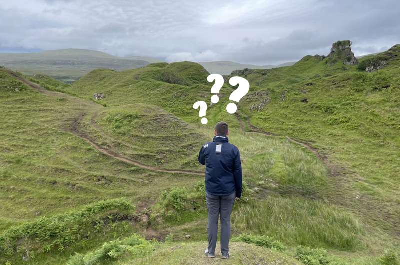 Fairy Glen on Isle of Skye, Scotland