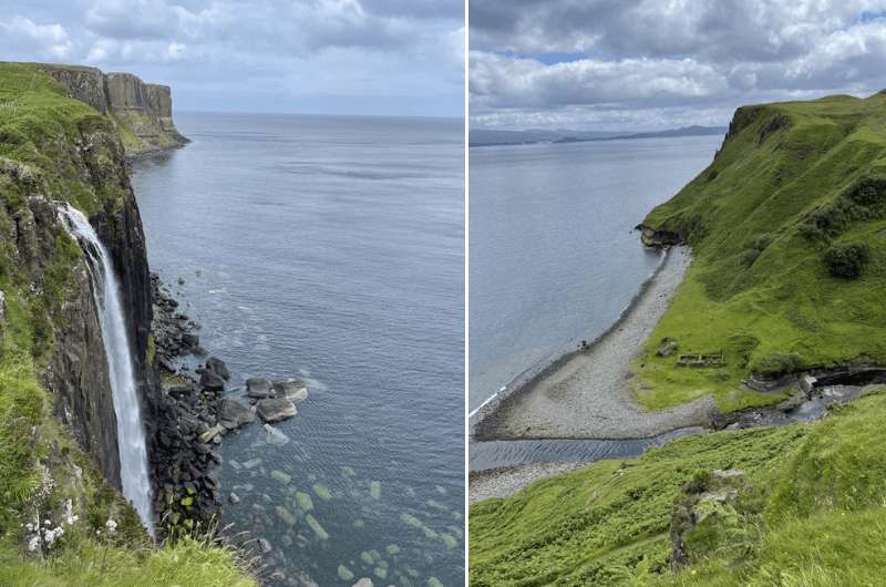 Kilt Rock on Isle of Skye, Scotland 