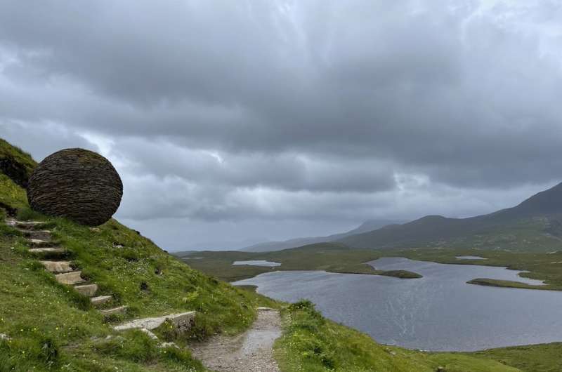 Knockan Crag Geopark in Scotland