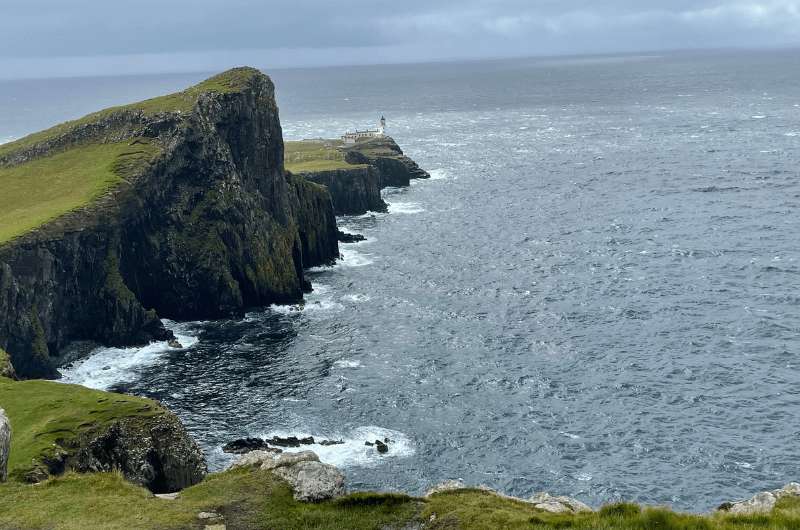 Neist Point Lighthouse in Isle of Skye, Scotland