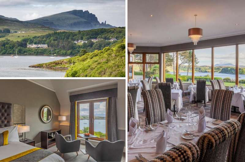 Cuillin Hills Hotel in Portree and Greshornish House Hotel near Dunvegan, Scotland 