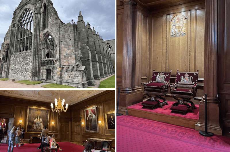 Holyrood Palace interiors, Edinburg Scotland