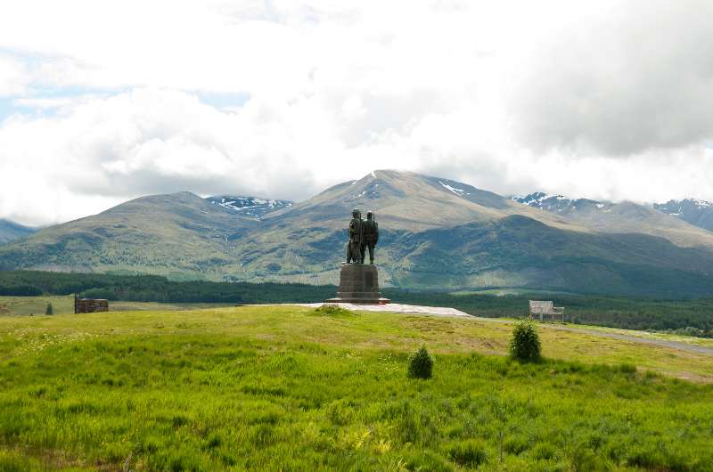 The commando Memorial, Scotland