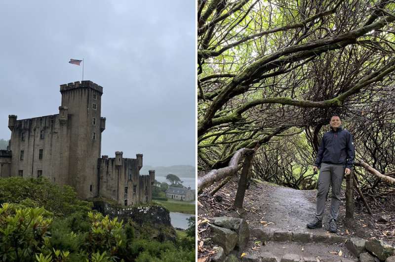 The Dunvegan Castle and Dunvegan Gardens, Scotland