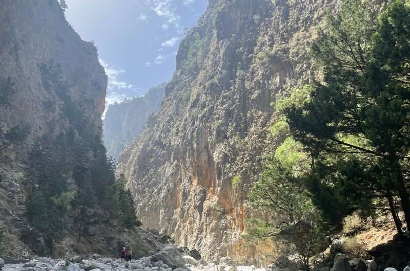 Samaria Gorge hike in Crete, Greece