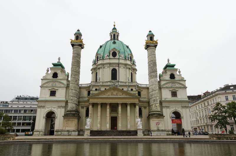 Karlskirche in Vienna, Austria