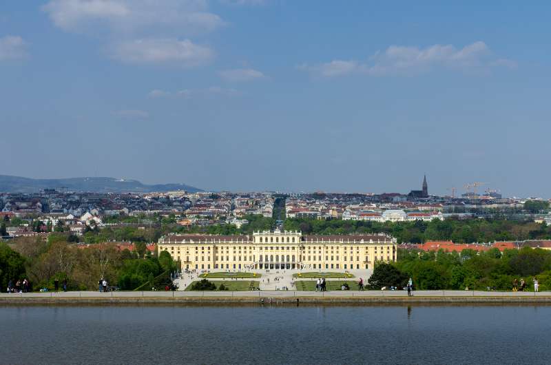 Schönbrunn Palace in Vienna, Austria