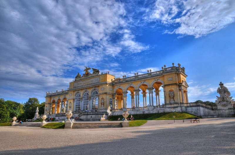 Gloriette Schloss—viewing terrace in Vienna