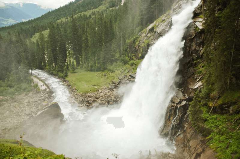 Krimml Waterfalls in Austria