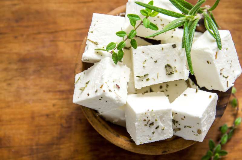 Feta cheese—traditional dish of Crete