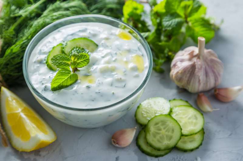 Tzatziki—one of the best meals in Crete