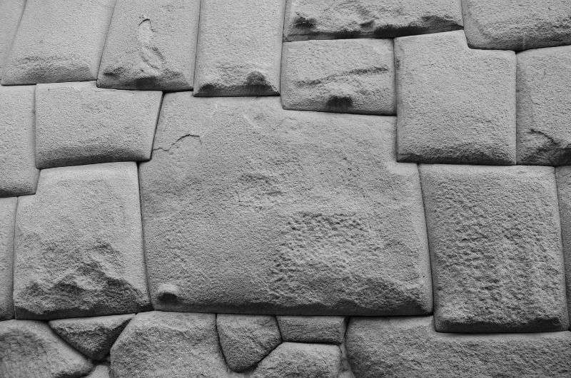 The 12-angled stone in Cusco, Peru