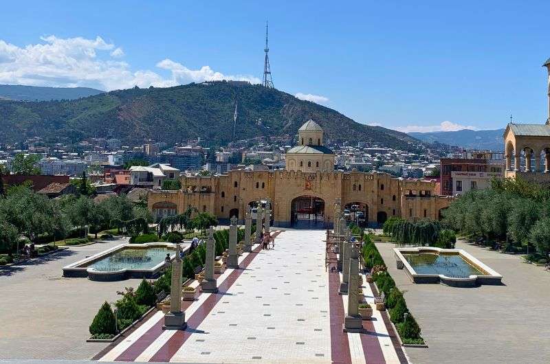 Sameba Cathedral in Tbilisi, Georgia, photo by Next Level of Travel