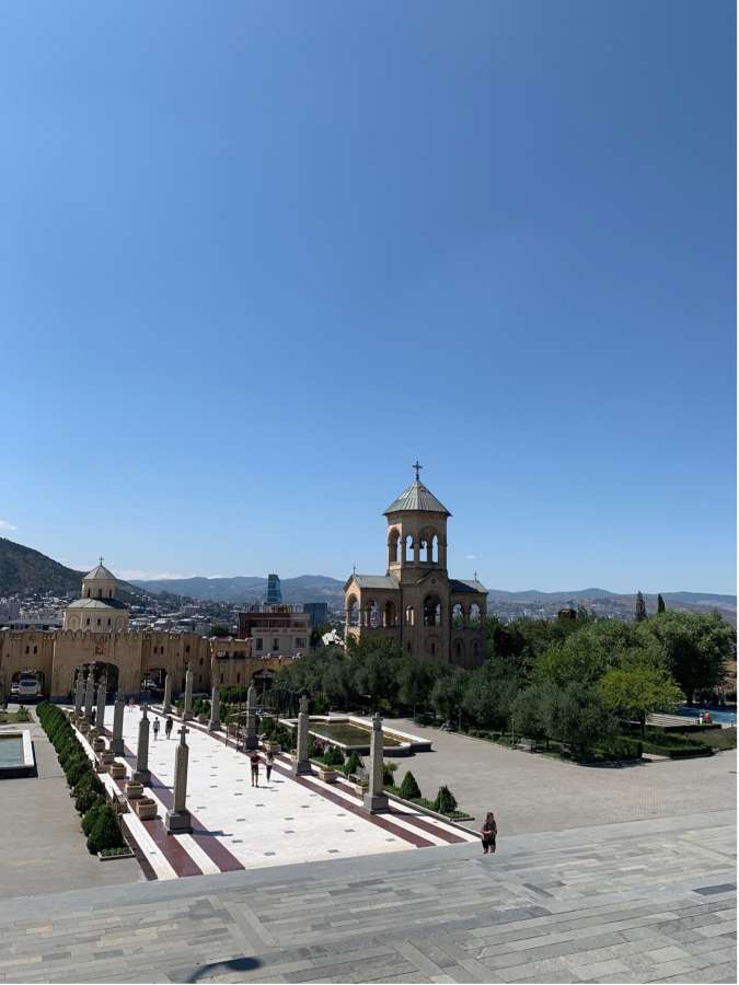 View of Tbilisi from Holy Trinity Cathedral