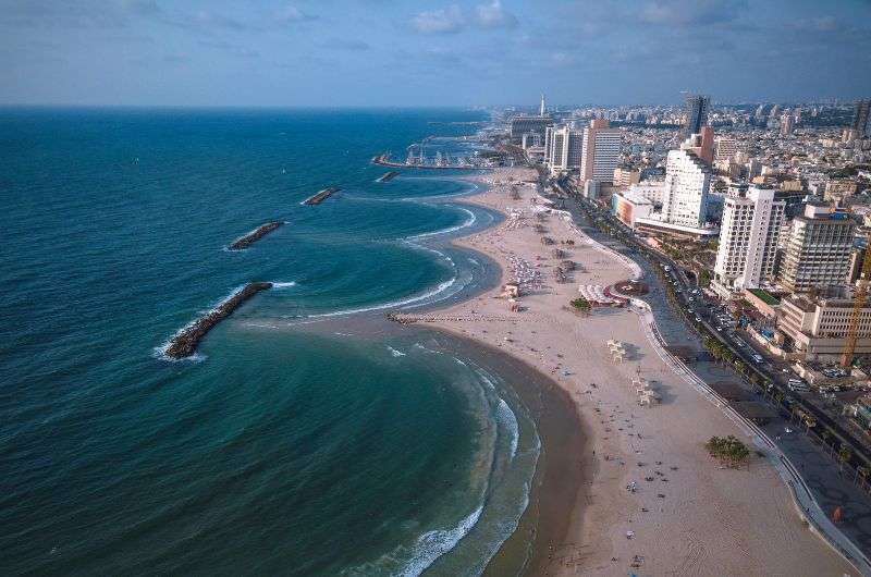 Gordon Beach in Tel Aviv, Israel