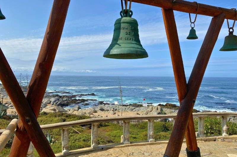 Bell and a sea view in Chile, photo by Next Level of Travel