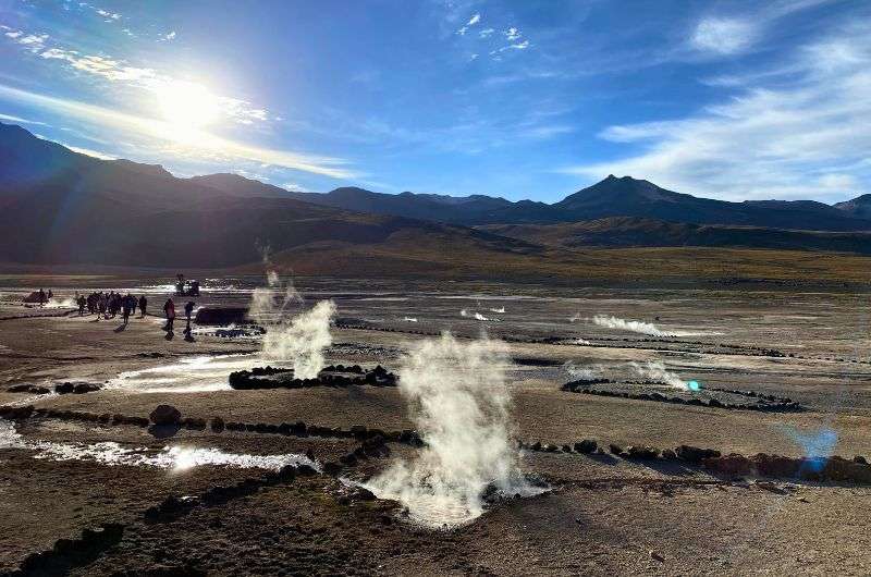 the geysers in Chile, photo by Next Level of Travel