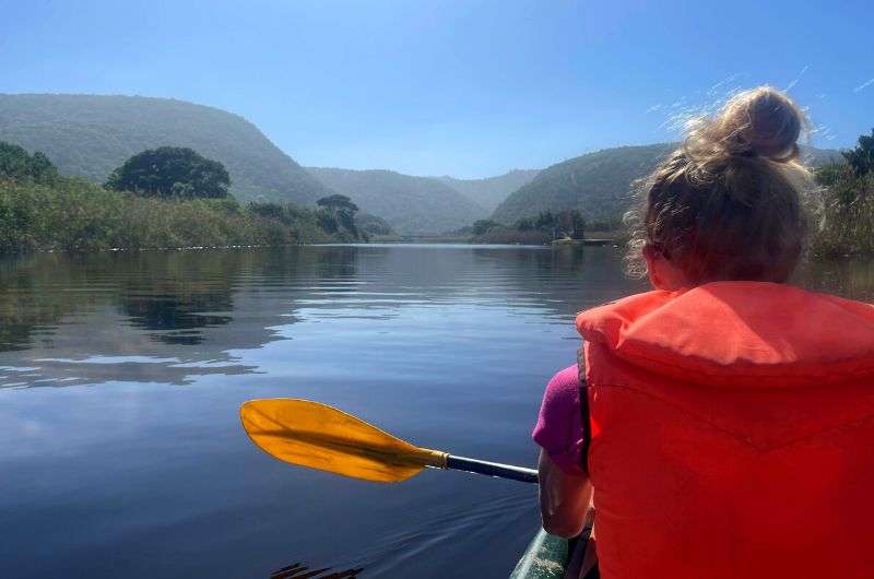 Canoeing in Wilderness National Park, South Africa