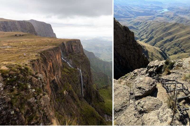 Photos from the Tugela Falls hiking trail, Drakensberg, South Africa