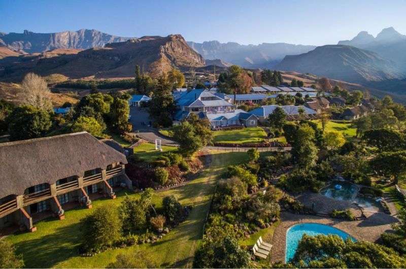 Cathedral Peak Hotel in Drakensberg, South Africa