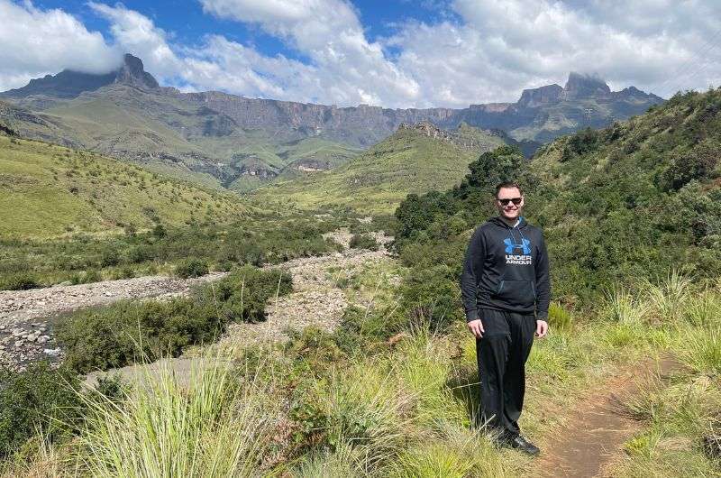 Amphitheatre hike in Drakensberg, South Africa