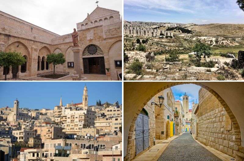 The city of Bethlehem in Israel, itinerary day 6