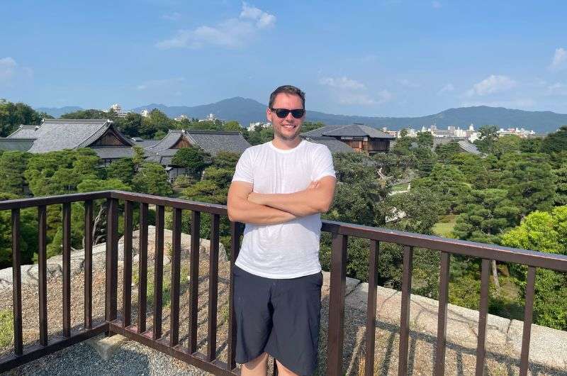 Views at the Nijo Palace in Kyoto, Japan