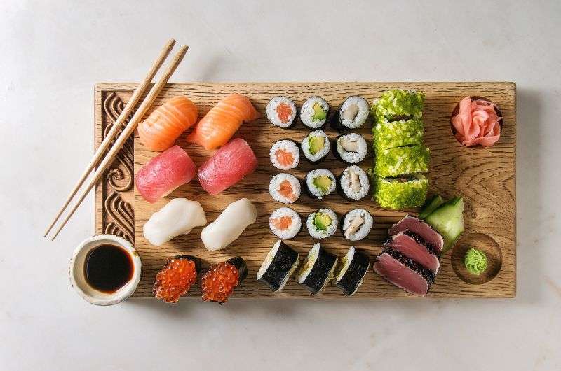 Sushi in Japan, food in Japan
