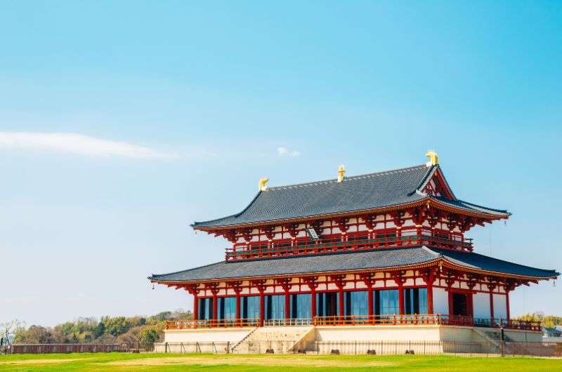 Heijo Palace in Nara, Japan