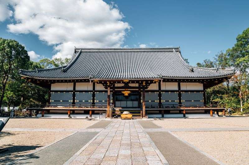 ninna-ji temple in Kyoto, Japan
