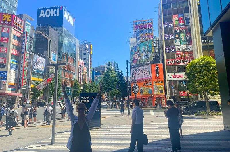 Tourist in the street of Akihabara Tokyo, Japan, photo by Next Level of Travel