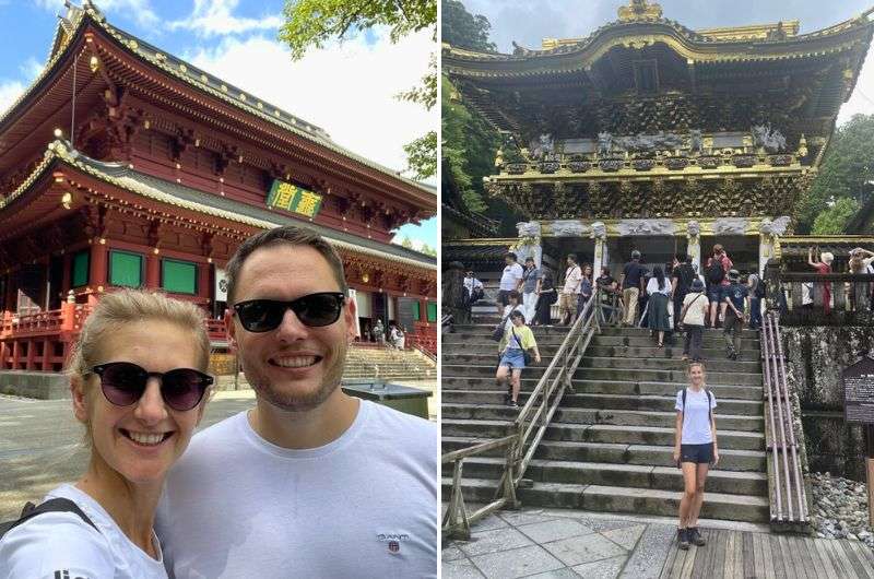 Exploring Nikkozan Rinnoji Temple main hall in Nikko Japan