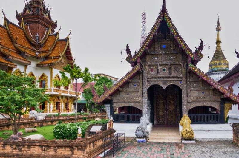 Wat Buppharam in Chiang Mai Thailand