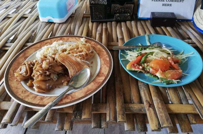 Food in elephant sanctuary in Chiang Mai, Thailand