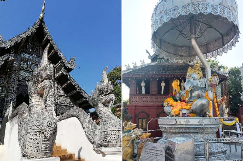 Silver Temple statues, Chian Mai itinerary, Thailand