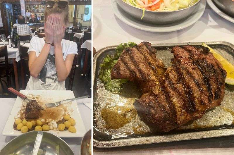 Eating food in Argentina, photo by Next Level of Travel