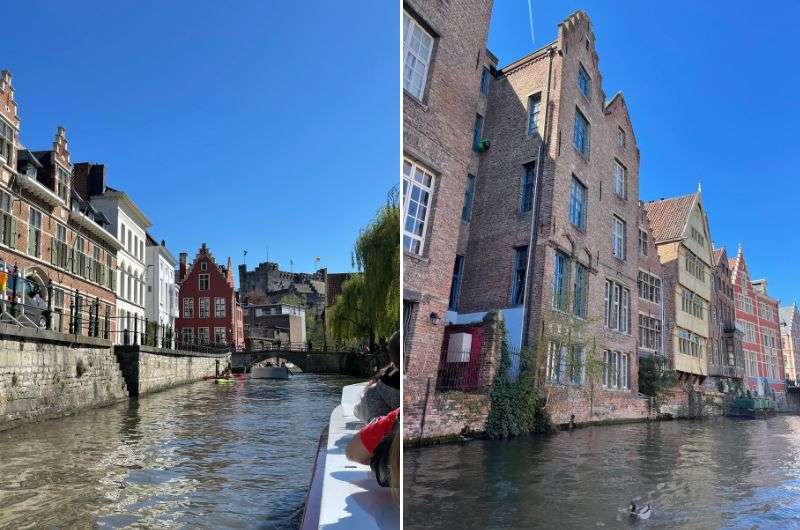 Boat tour around Ghent, Belgium