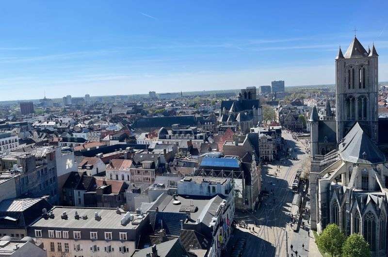 The city of Ghent, Belgium