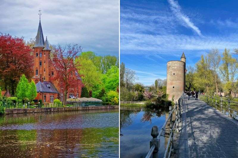 Taking a walk across the Lover’s Bridge in Bruges, itinerary