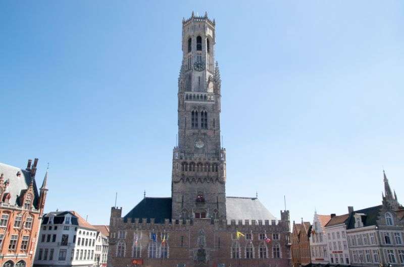 The Belfry Tower in Bruges, itinerary